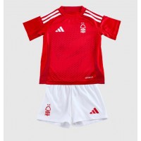 Stroje piłkarskie Nottingham Forest Chris Wood #11 Koszulka Podstawowej dla dzieci 2024-25 Krótki Rękaw (+ szorty)